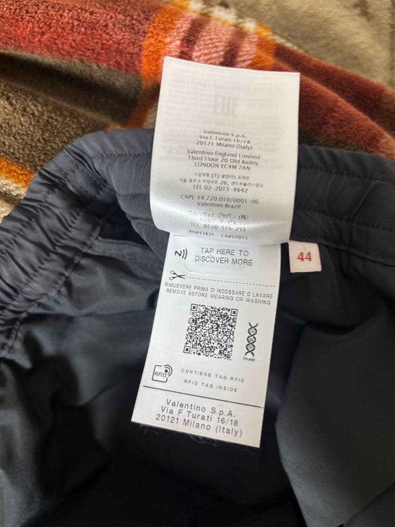 ピッチョーリ期　VALENTINO ブラック カーゴパンツ