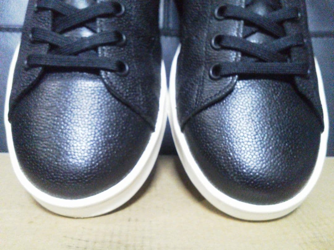 アディダス スタンスミス H 黒 27cm 本革 天然皮革 レザー LUX