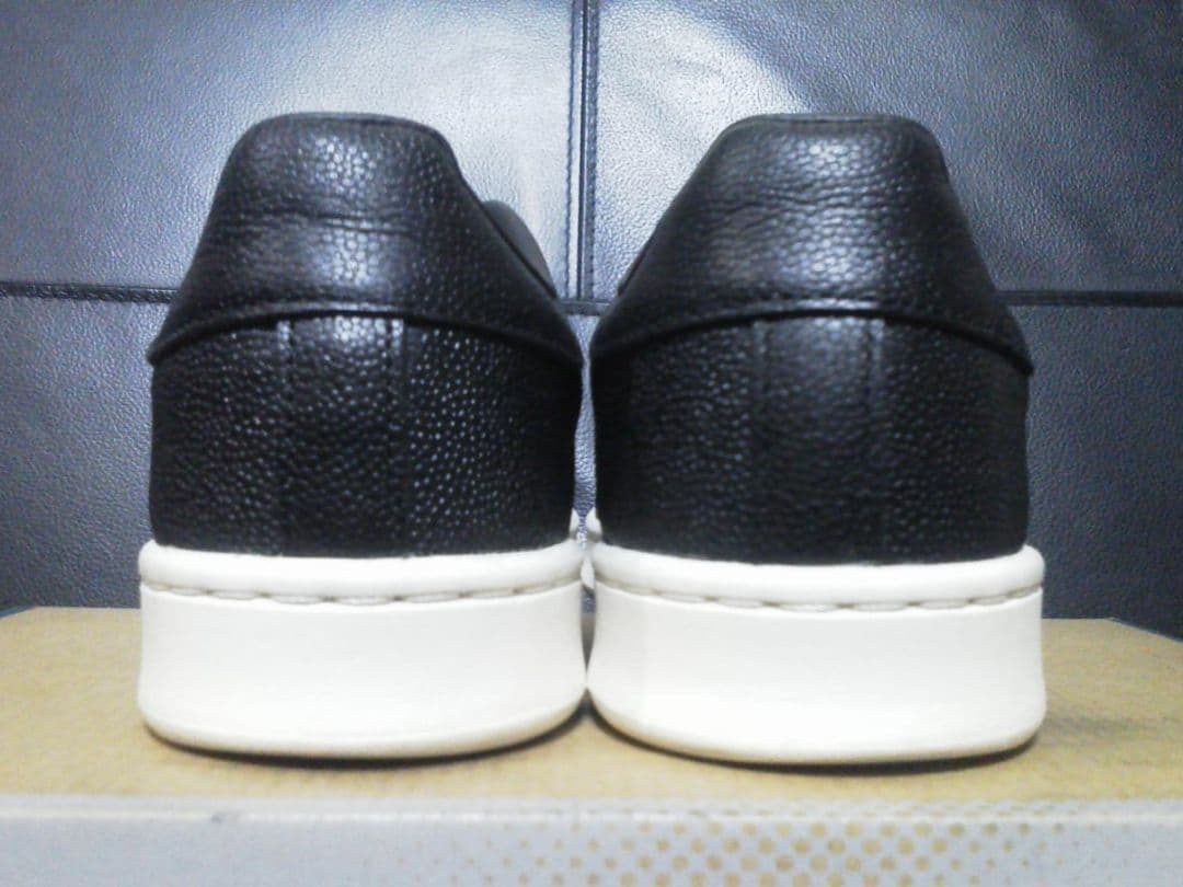 アディダス スタンスミス H 黒 27cm 本革 天然皮革 レザー LUX