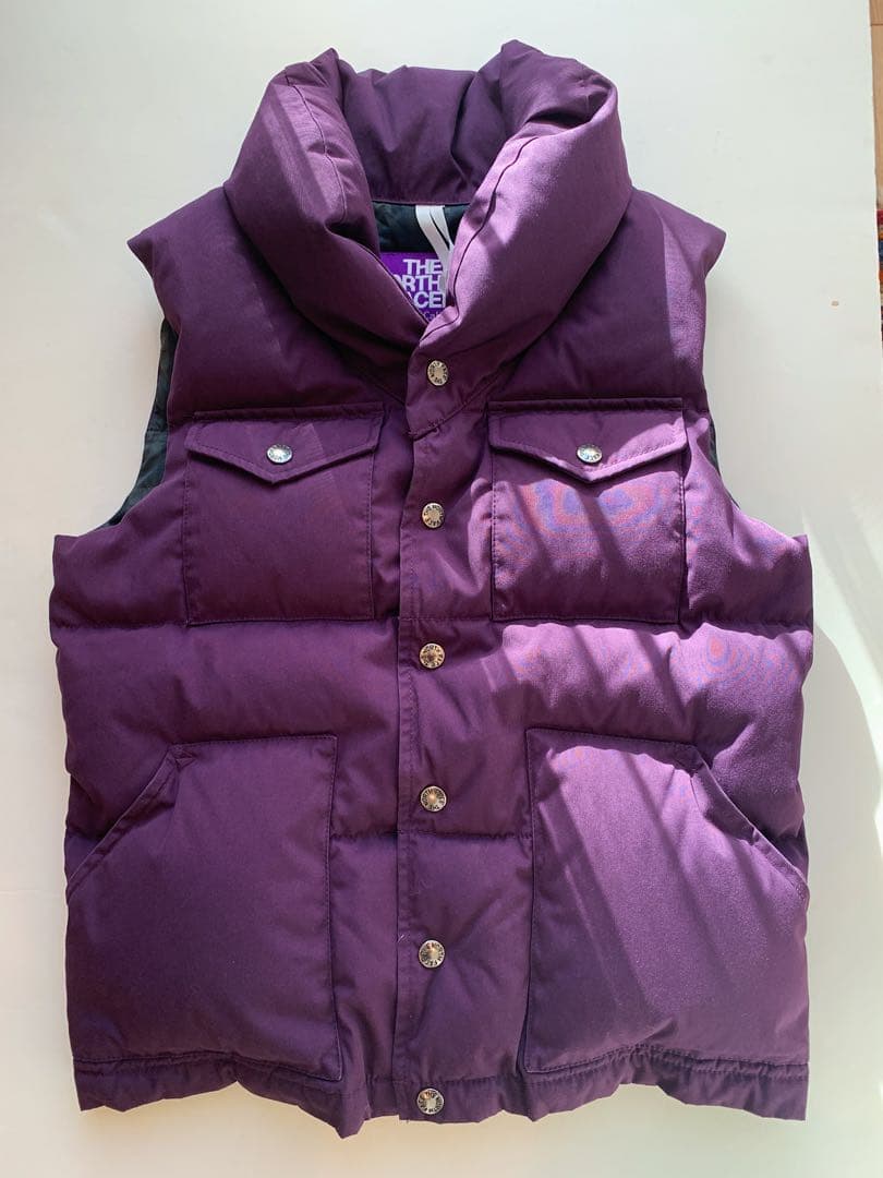 ノースフェイス ダウンベスト THE NORTH FACE パープル