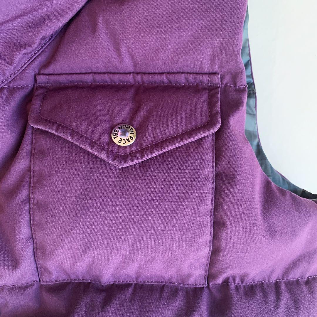 ノースフェイス ダウンベスト THE NORTH FACE パープル