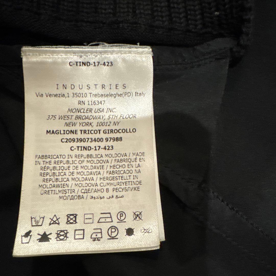 モンクレール MONCLER セーターニット異素材コンビレディース ブラック