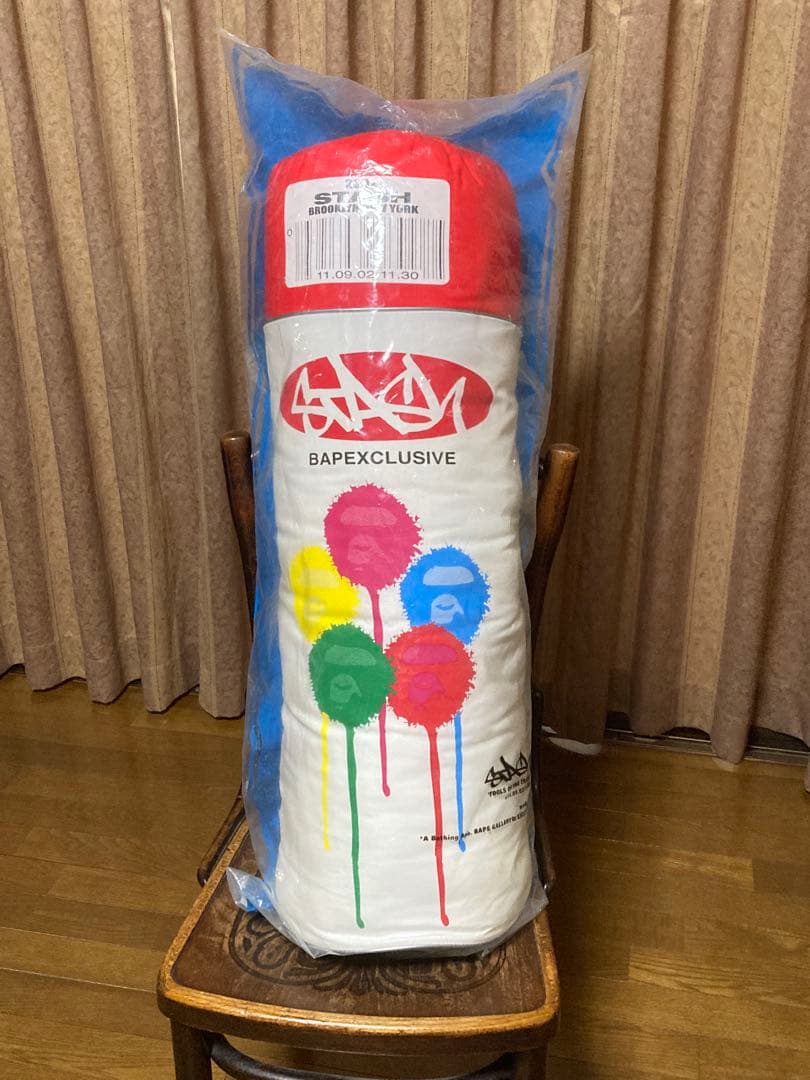 BAPEスプレー缶クッションBAPE✖️STASH(未使用)再値下げしました