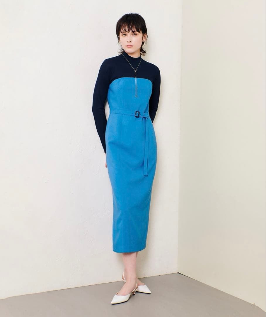 allureville アルアバイル スラブオックステレコドッキングワンピース