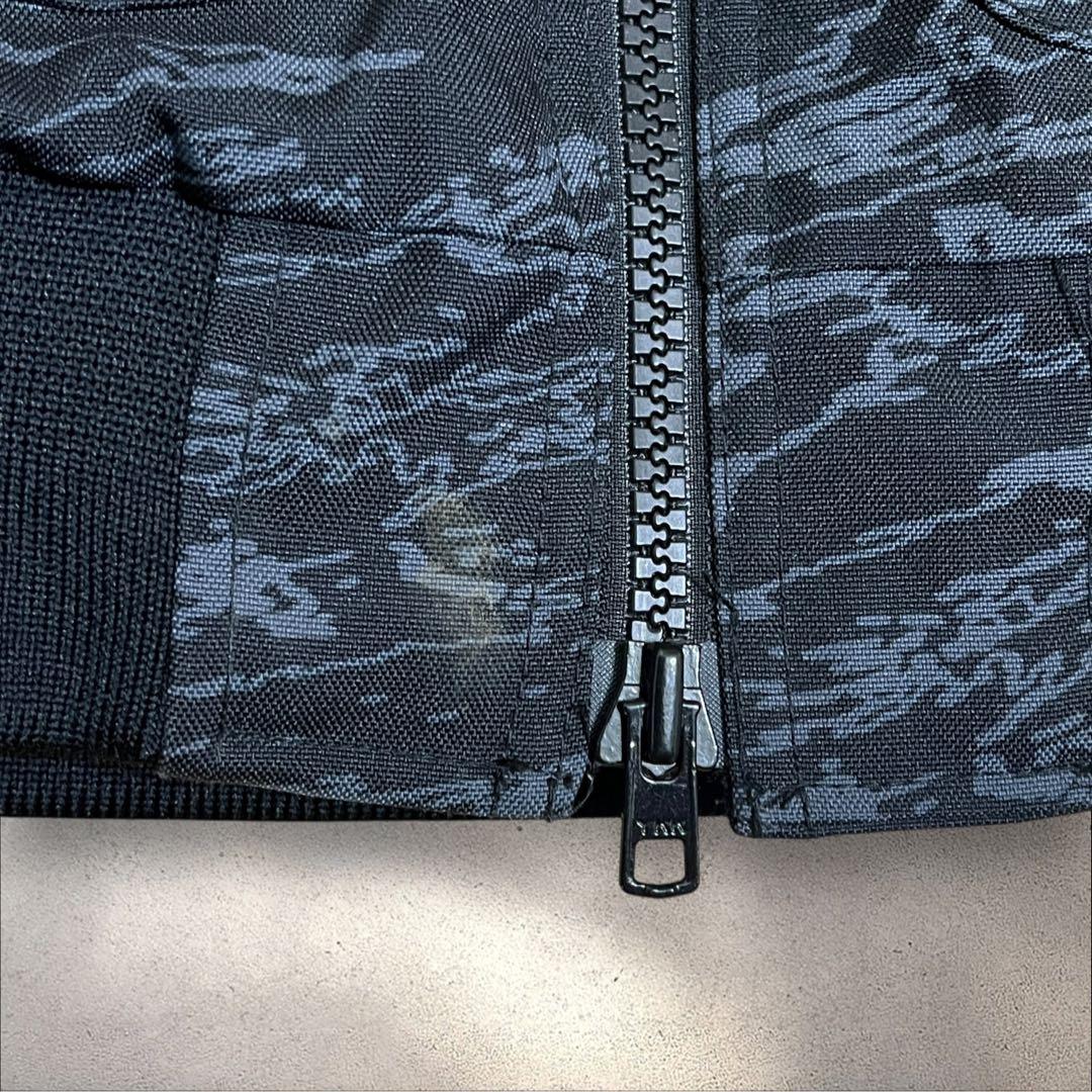 Back Channel コーデュラジャケット　フーディー カモフラ　刺繍　中綿