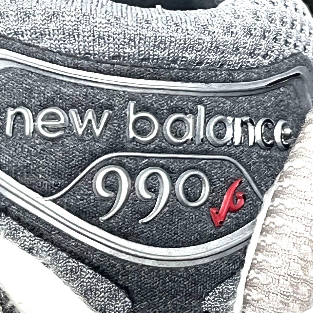 ★美品★NEW BALANCE★米国製★W990GL6★24cm★グレー★