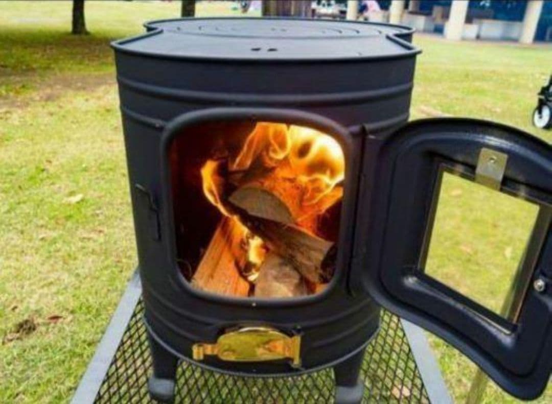 ★値下げしました★薪ストーブ 時計型 新品未使用 ★冬キャン冬BBQや災害時に