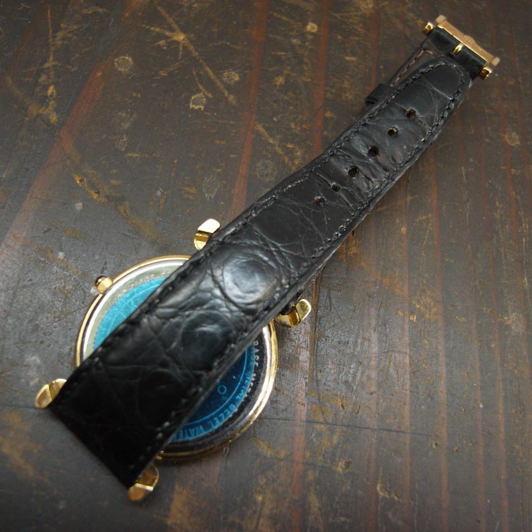 ungaro paris ウンガロ スイス製 クォーツ 腕時計 黒金