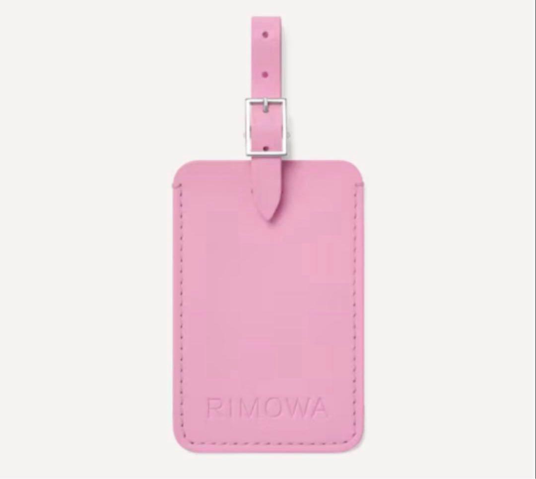 【限定色】RIMOWA アドレスタグ（ローズピンク）バレリーナピンク