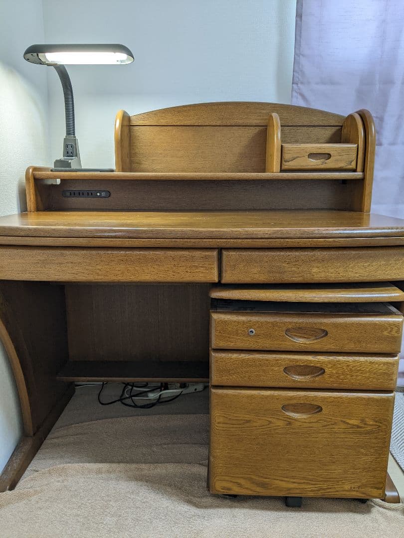 [送料当方負担]浜本工芸 木製デスク