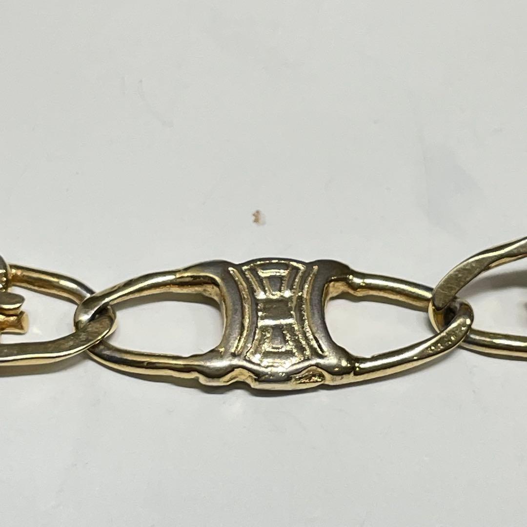 き*ー様 CELINE トリオンフ　金属製リンクチェーンブレスレット