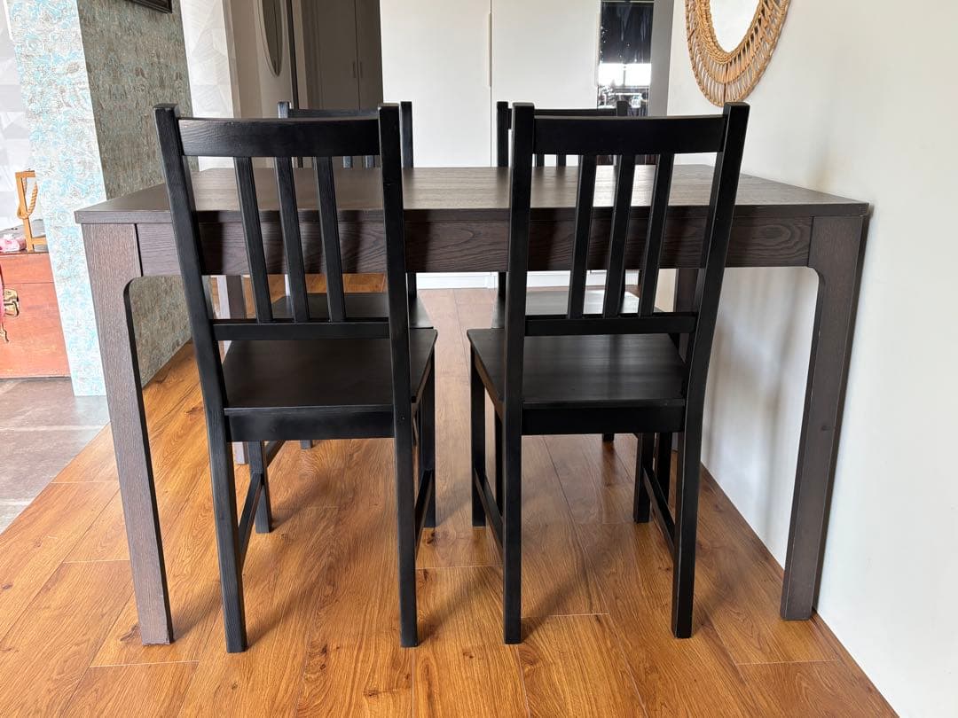 IKEA イケア　ダイニングセット　EKEDALEN STEFAN き5点