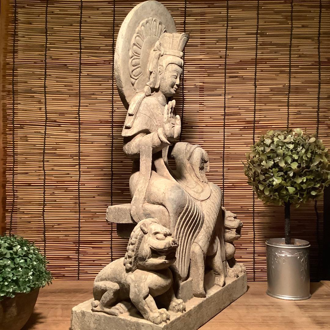 こたさん♪様売約keep…中国北魏・景明元年「石造・如来像」北斎・北魏様式