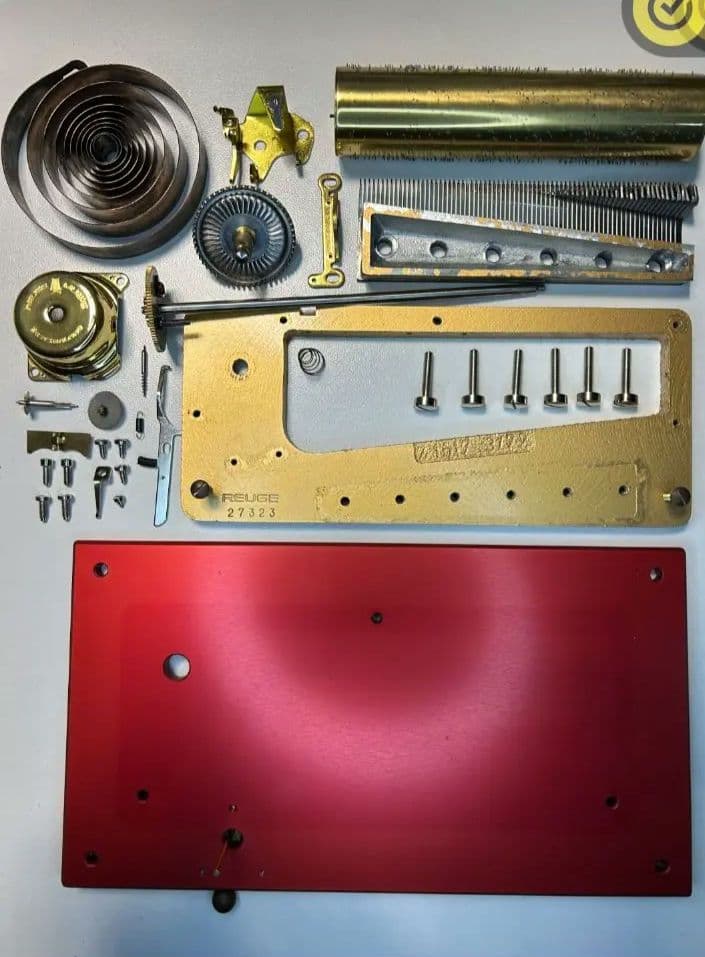 リュージュオルゴール　72弁　OH済　ビバルディー　四季３パート