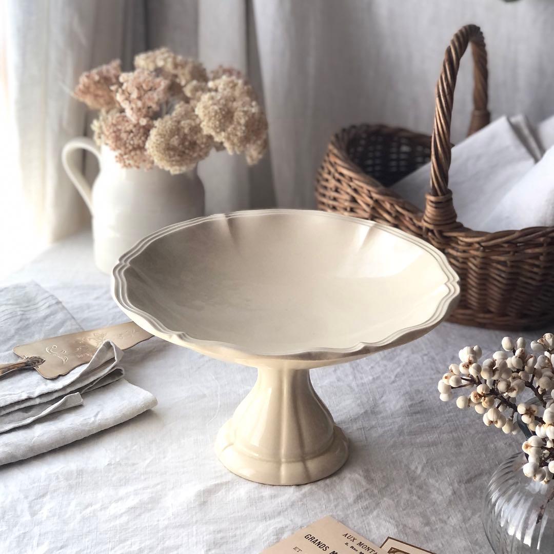 ❇︎美品❇︎ディゴワンサルグミンヌ　コンポティエ　花リム　フランスアンティーク