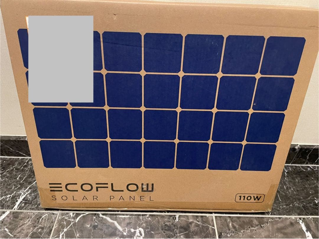 ［新品］EcoFlow 110W ソーラーパネル