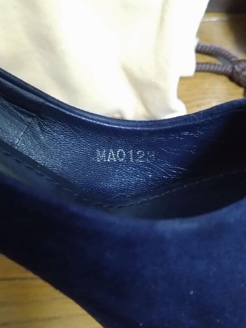 LOUIS VUITTON ルイヴィトン ネイビー オープントゥ ハイヒール