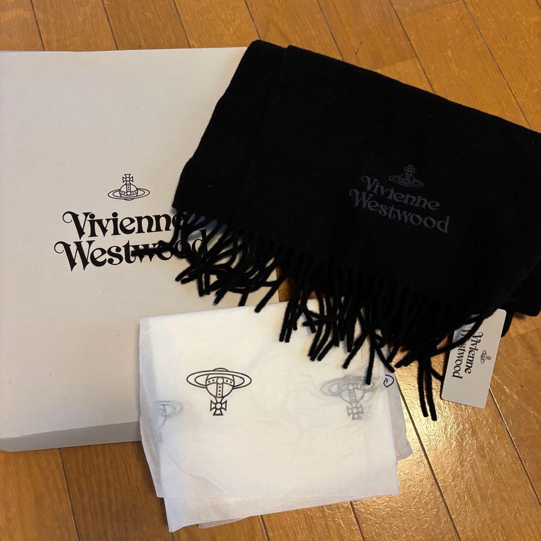 Vivienne Westwood ブラック マフラー