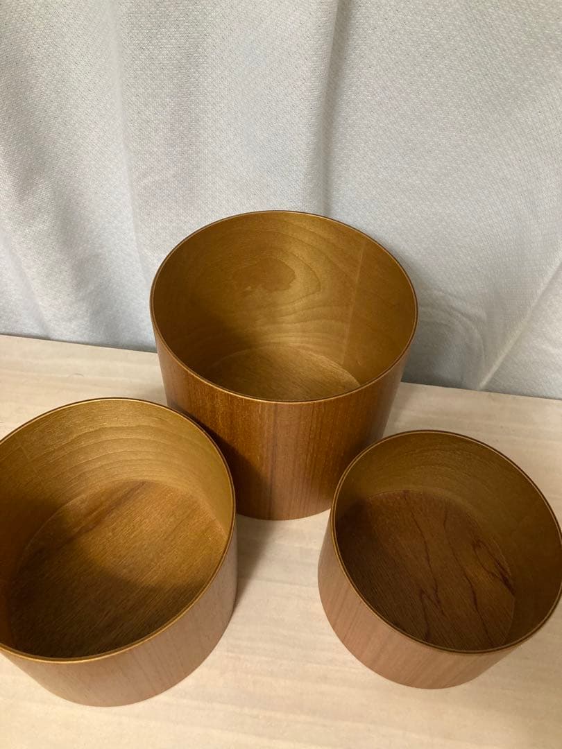 ミッドセンチュリー　モダン　小物入　3個セット