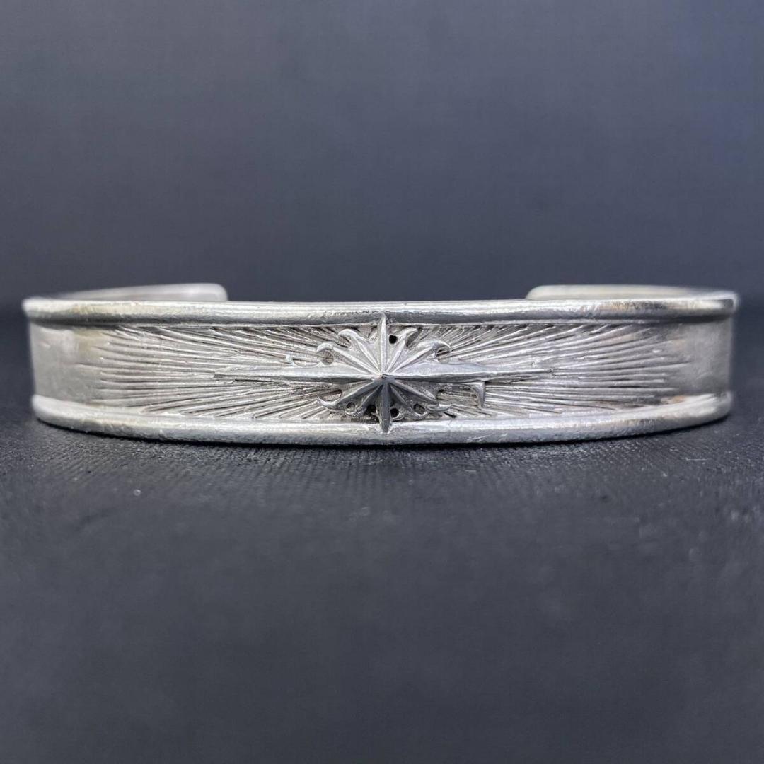 SAAD シルバー 925 サンバースト アラベスク バングル