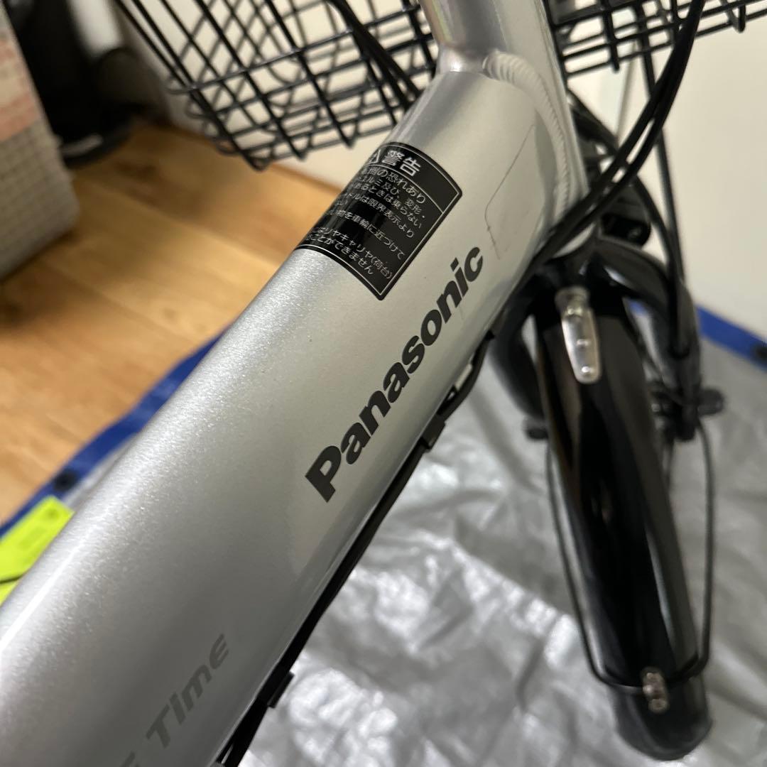Panasonic 電動アシスト自転車オフタイム 前カゴ付き
