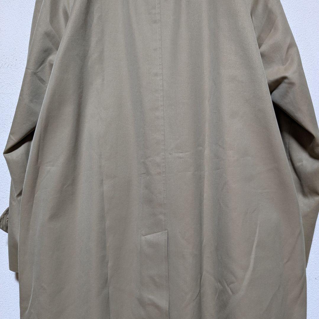 美品 80〜90s バーバリー ステンカラーコート メンズ コットン ベージュ5
