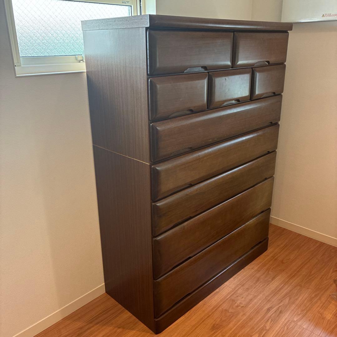 桐箪笥　桐たんす　洋服たんす　洋たんす　箪笥　7段　衣装