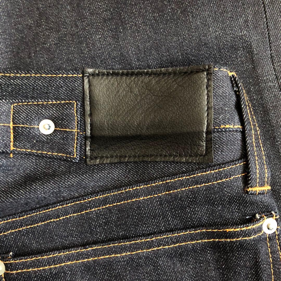 ES:S エス　CINCH BACK BAGGY JEANS ネイビー　32
