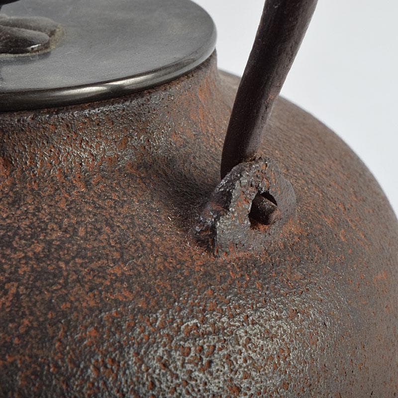 煎茶道具　釜師　菊池政光作　鉄瓶　共箱　D　R9449H