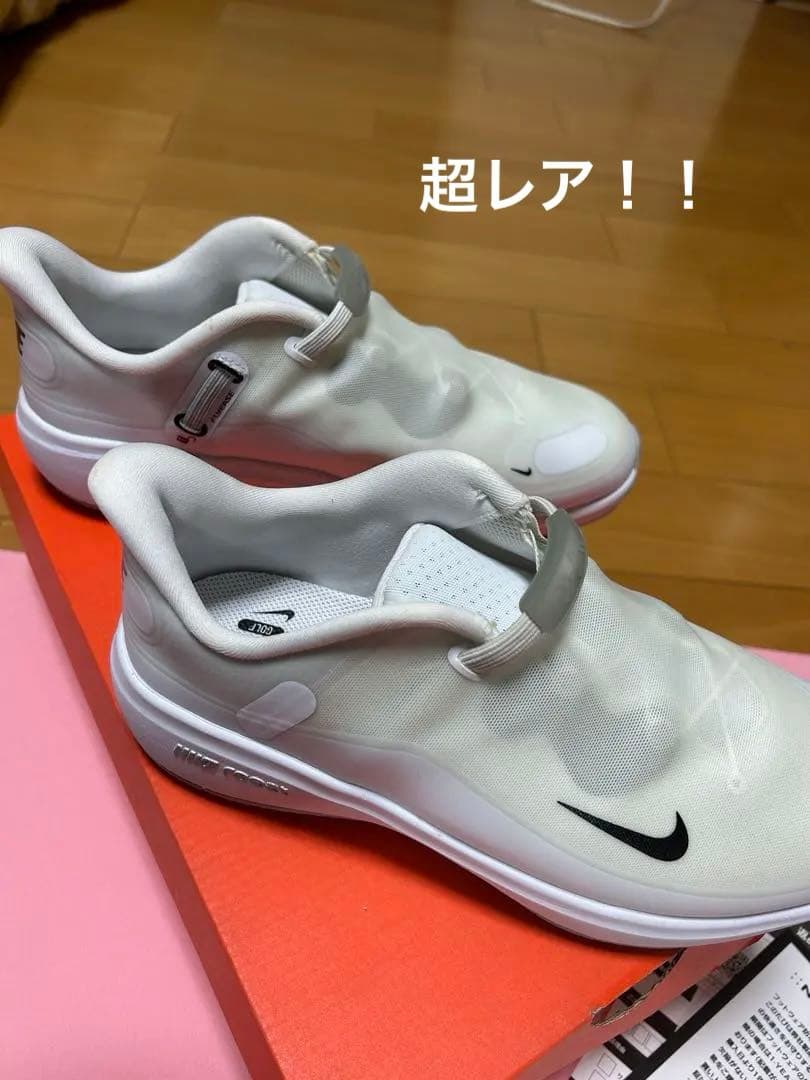 24.5cm ナイキ ゴルフシューズ(ワイド) リアクト エースツアー ホワイト