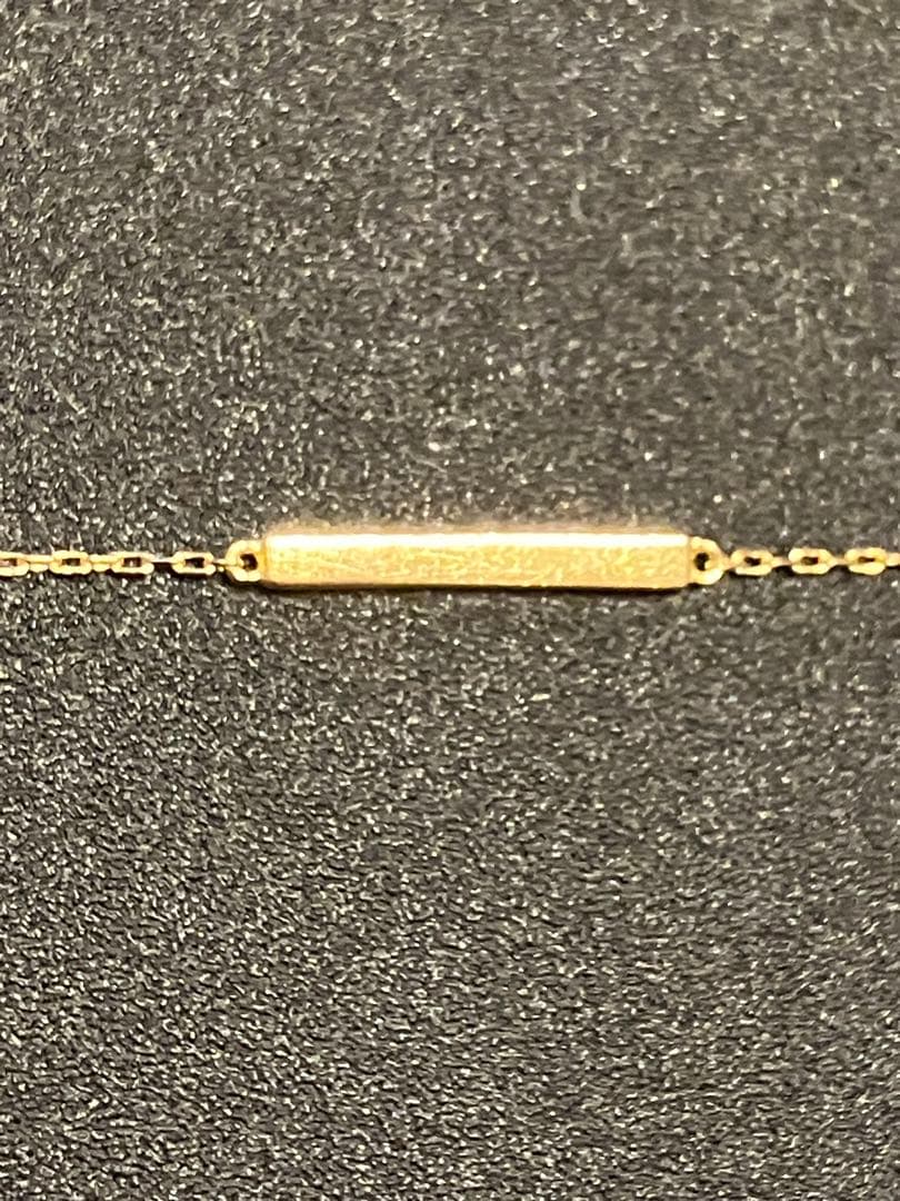 AHKAH ティナチェーンブレスレット　全長15.5cm 短めぴたっと着用可能