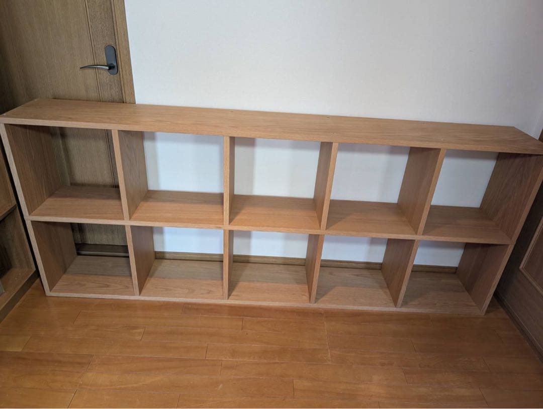 ■送料込■無印良品 スタッキングシェルフ 木製家具 棚 オーク材 収納 MUJI