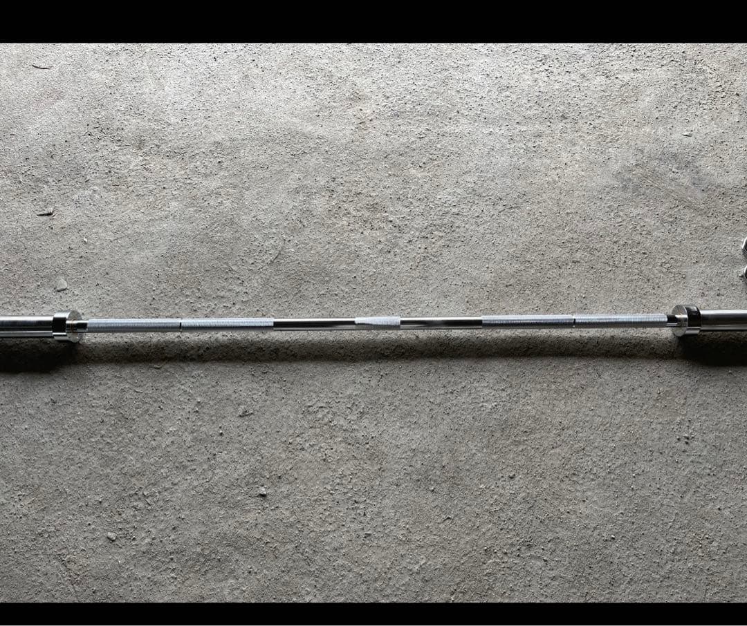 【新品】バーベルシャフト　ストレートバー 長さ：220cm