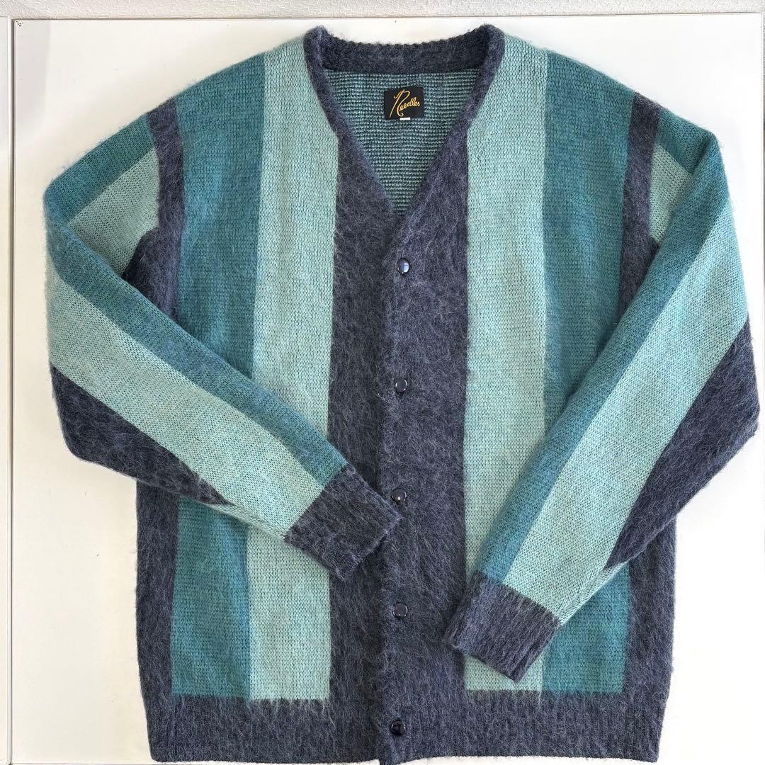 【新品】ユナイテッドアローズ Needles マルチストライプカーディガン Ｍ