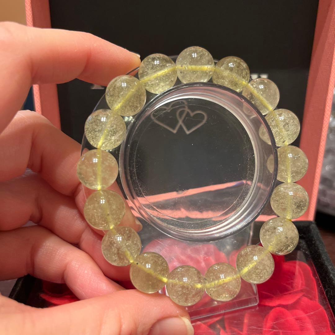 天然石ブレスレット　リビアングラス　お買い得