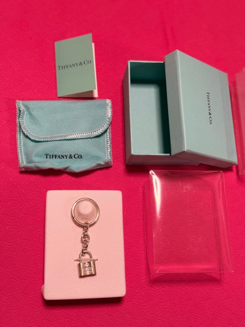 Tiffany & Co. ロック型キーホルダー