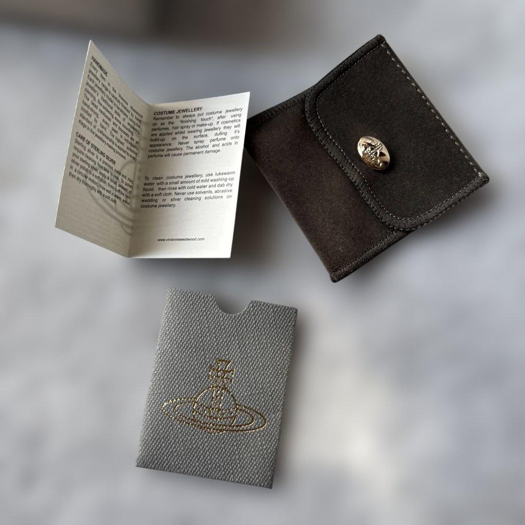 Vivienne Westwood リトルテディピアス ラインストーン　オーブ