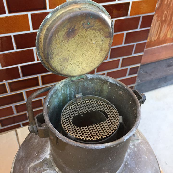 日本船燈株式会社 船舶燈 日本船燈 紅燈油用日船式 第3号  レトロ