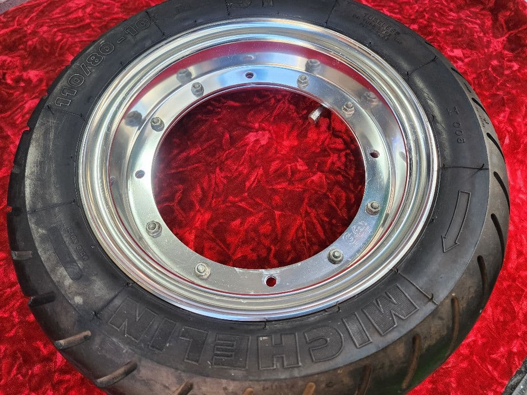 Gクラフト　2.75j　MICHELIN 110/80-10　当時物