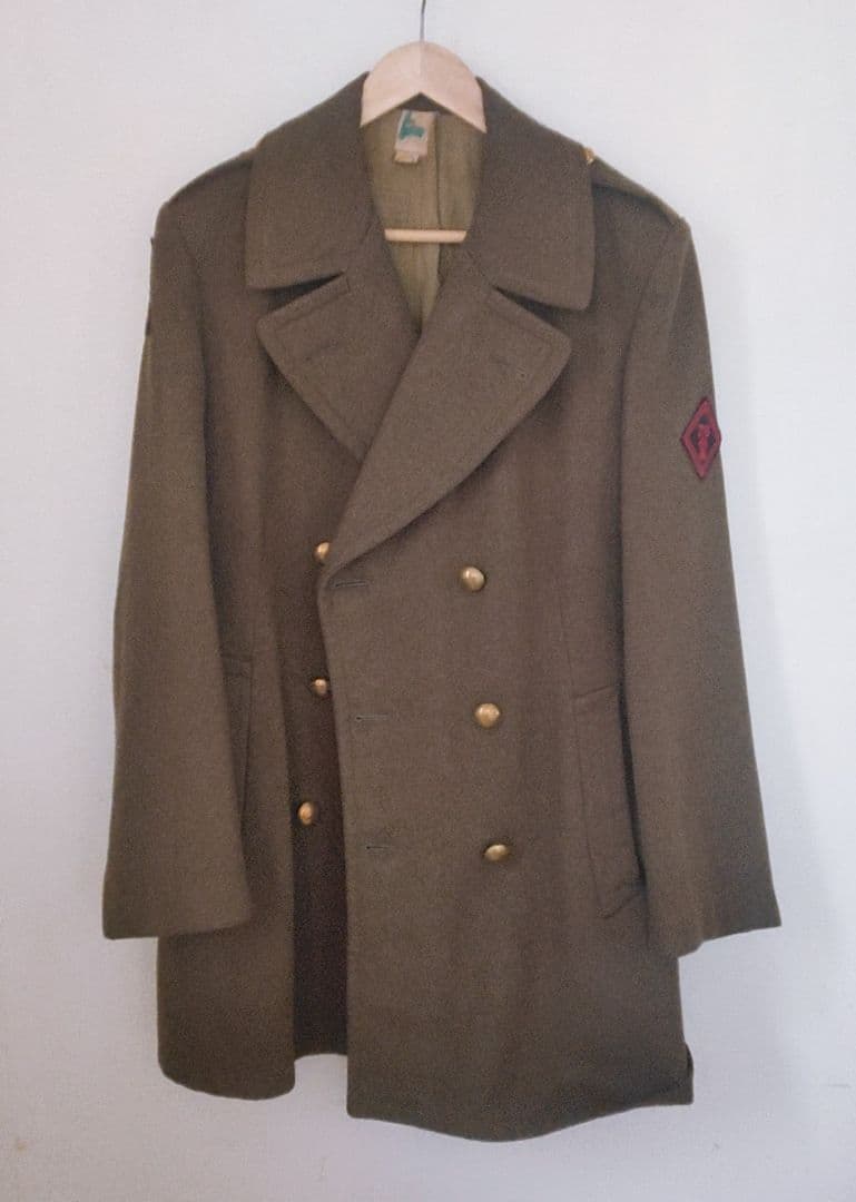 フランス軍 ウールコート 1963年製 ユーロヴィンテージ 金ボタン