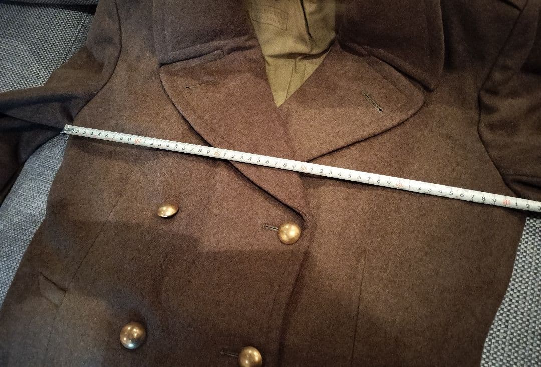 フランス軍 ウールコート 1963年製 ユーロヴィンテージ 金ボタン
