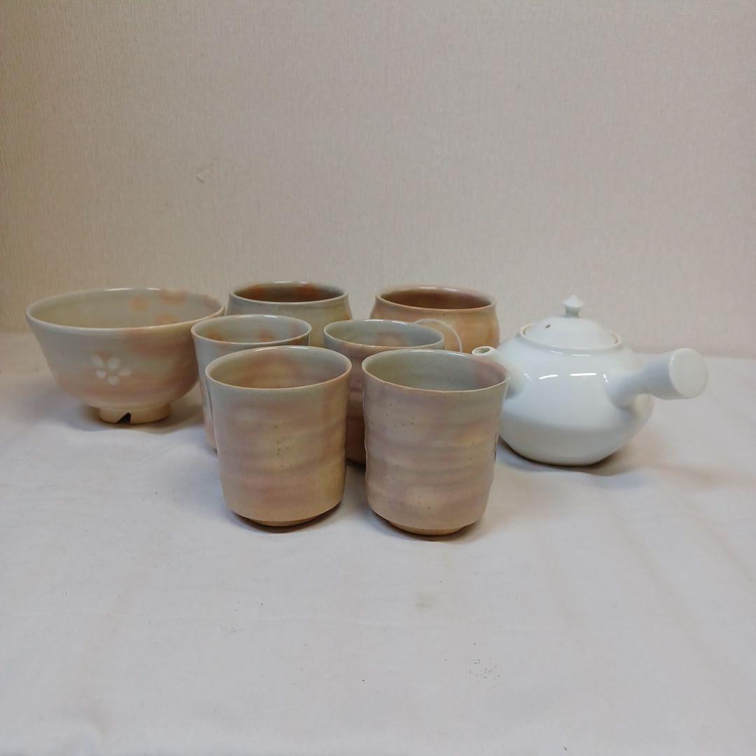 煎茶道具(亀水)+湯沸かし+茶具敷