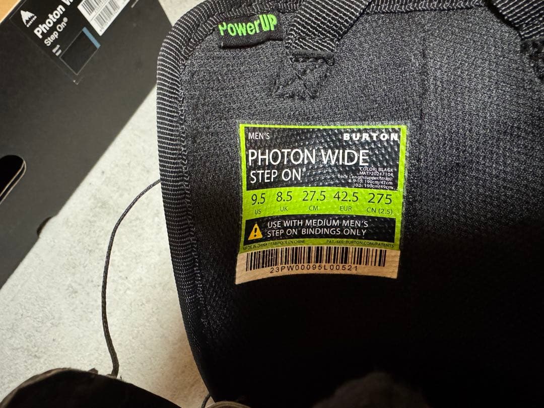 SHUTARO8 Burton フォトン WIDE Step On