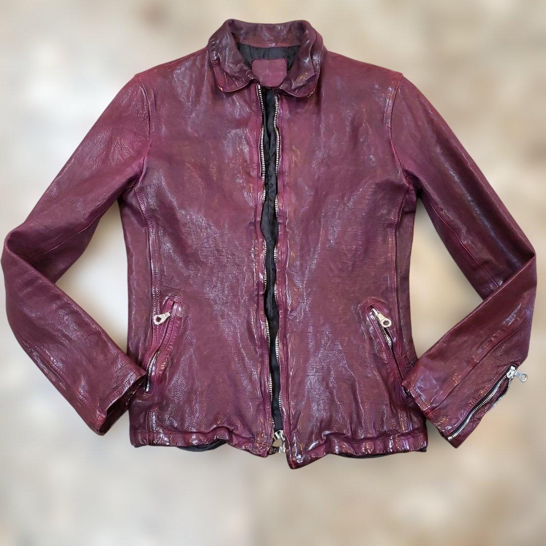 ISAMU KATAYAMA BACKLASH ジャパンカーフ　ボルドー