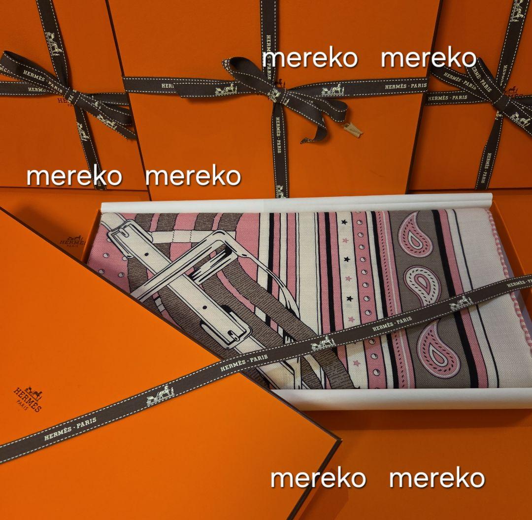 最新作❗【新品】HERMES カレジェアン 馬銜 バンダナ カシミアシルク
