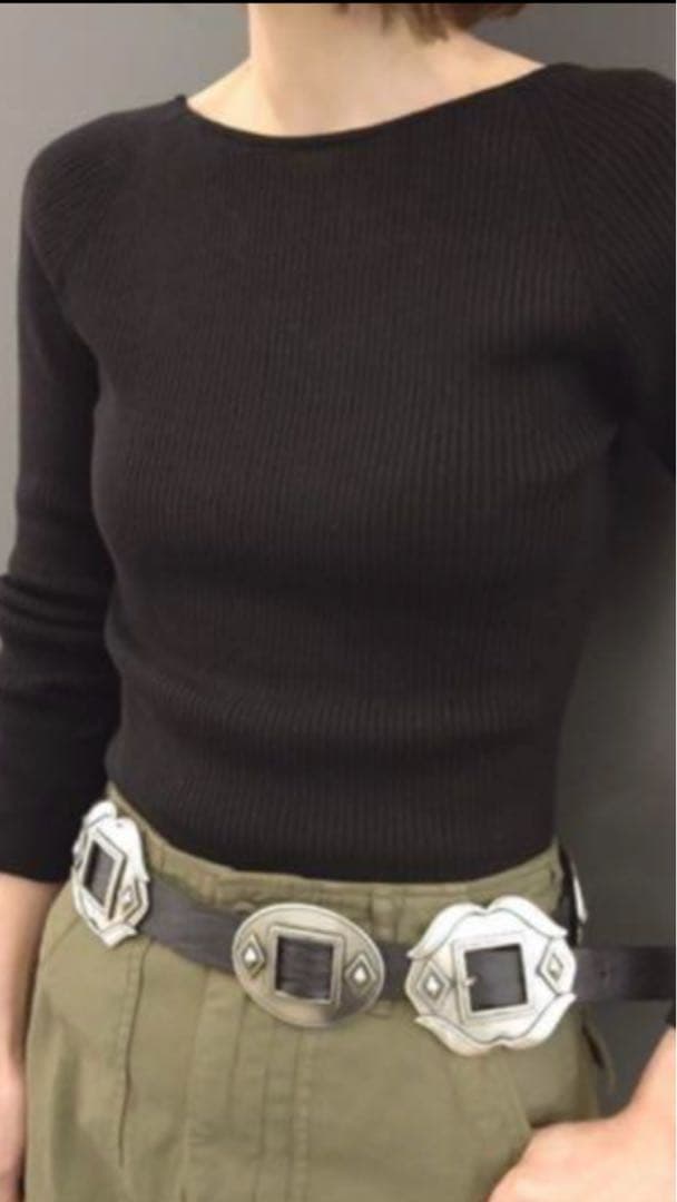 Whim Gazette Puntovita レザーコンチョベルト