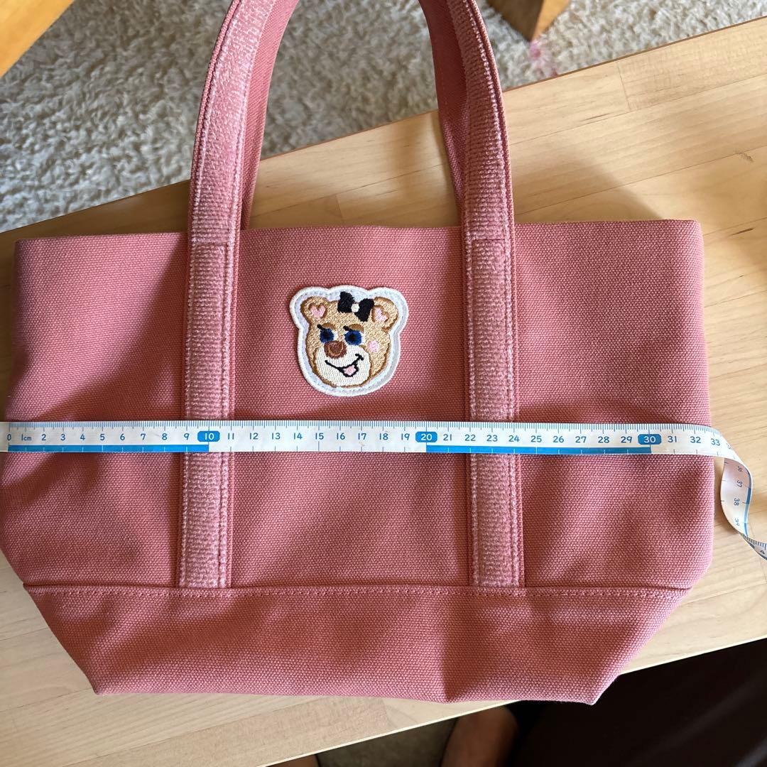 Y*M様 オールドテディガールワッペントートバッグピンクフェイラーラブラリーバイ