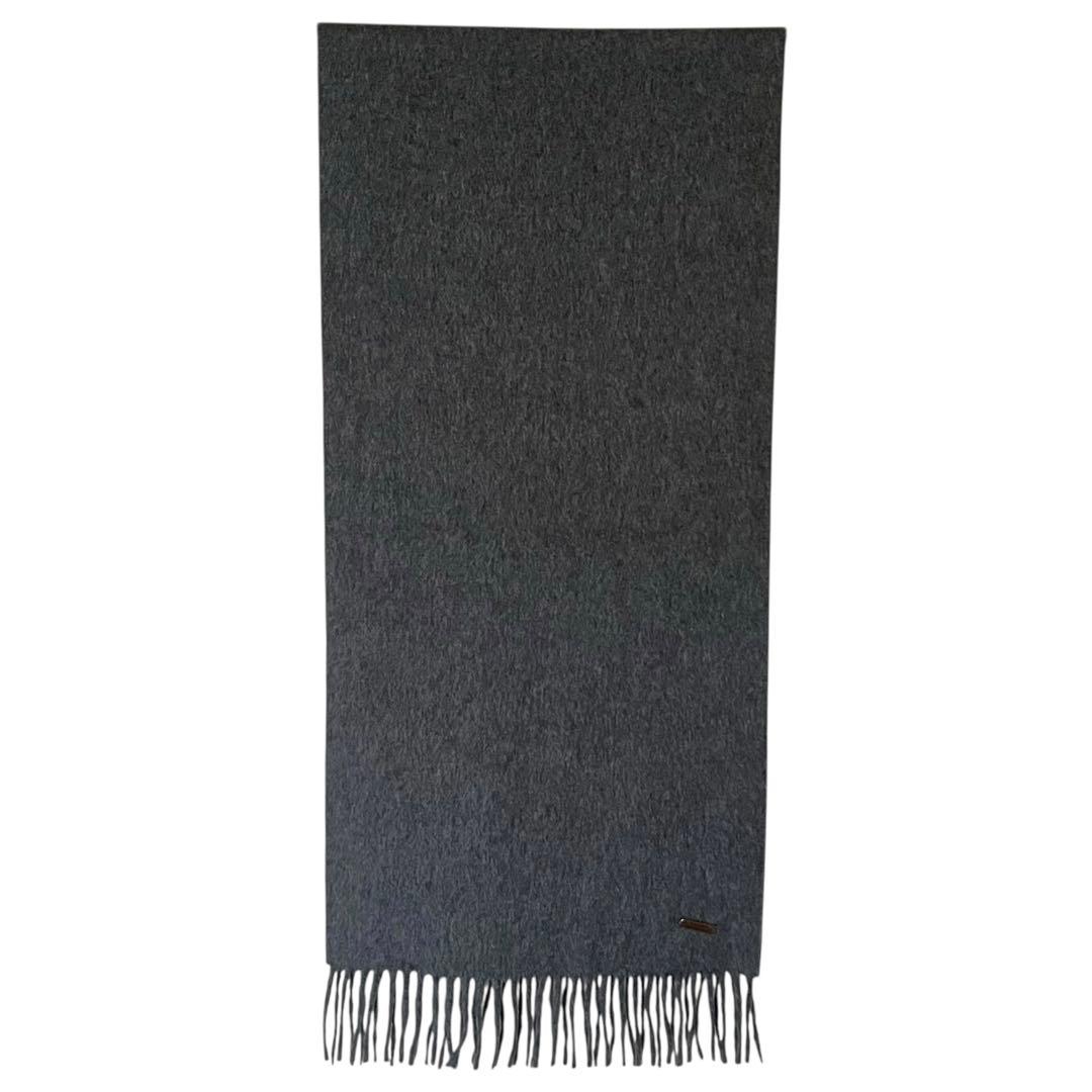 【すがさん専用】ロロピアーナ カシミヤ100% フリンジ マフラー グレー