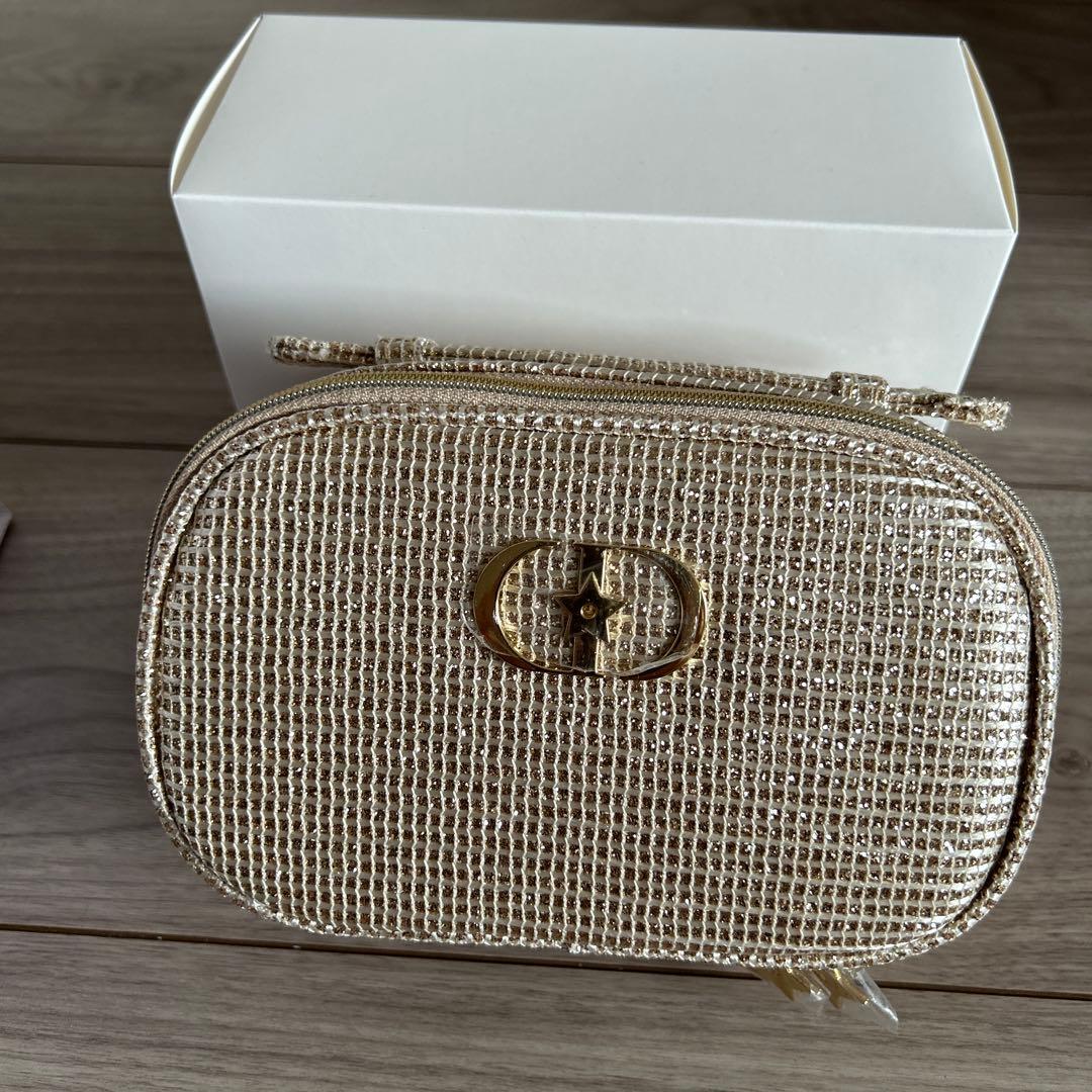 ディオール2025 クリスマスコフレ　ノベルティポーチ　ミニ香水×2/ルージュ