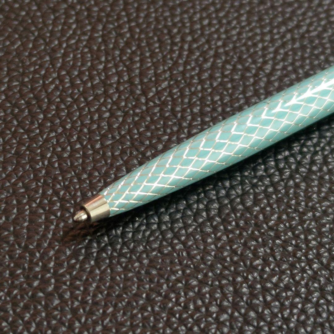 希少 ティファニー ボールペン ダイヤモンドテクスチャー SV925 銀製